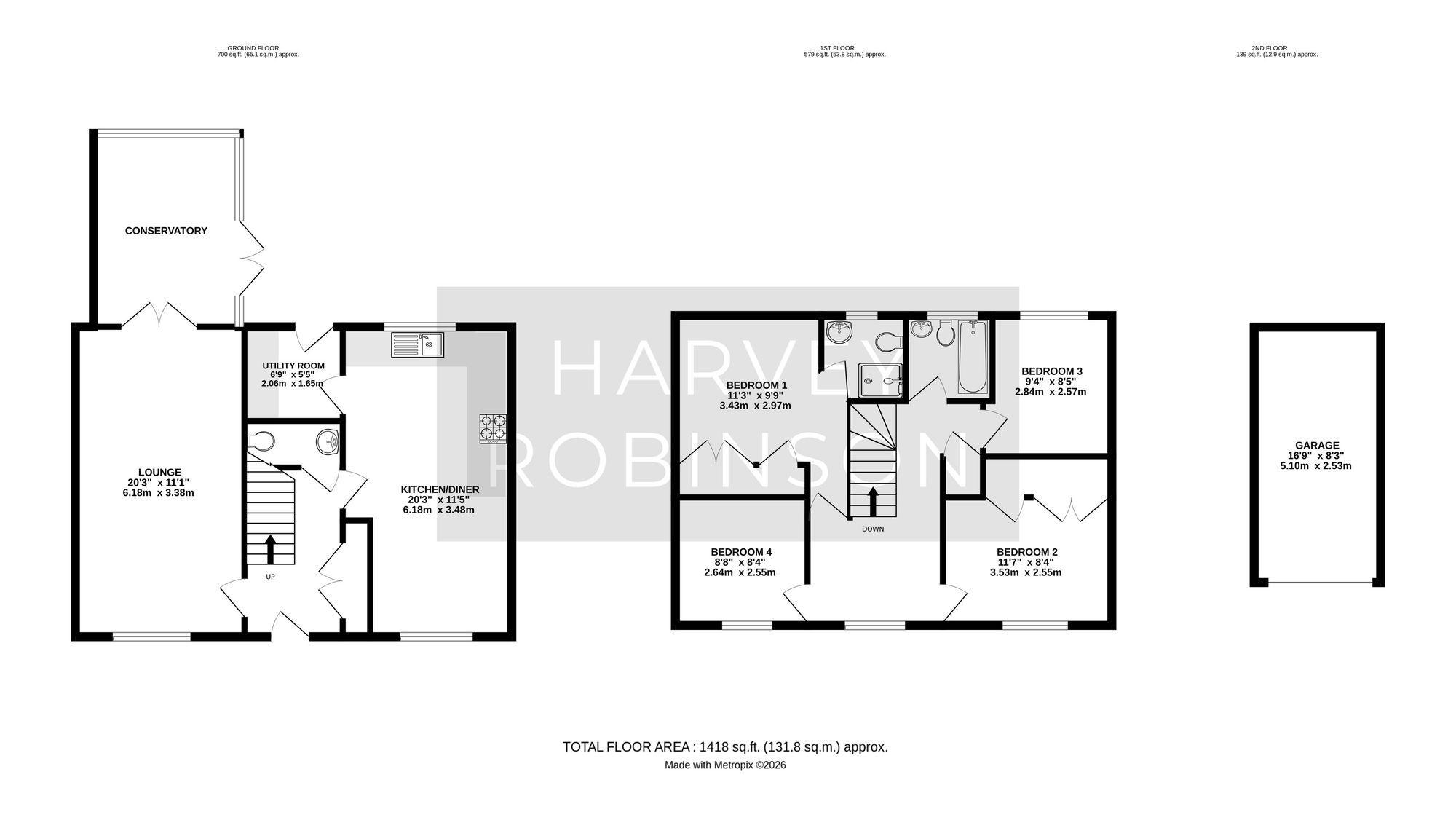 4 Dixy Close, St. Neots floorplan