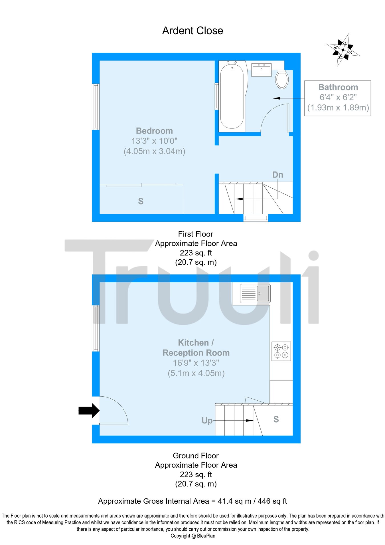 41A, Ardent Close, London floorplan