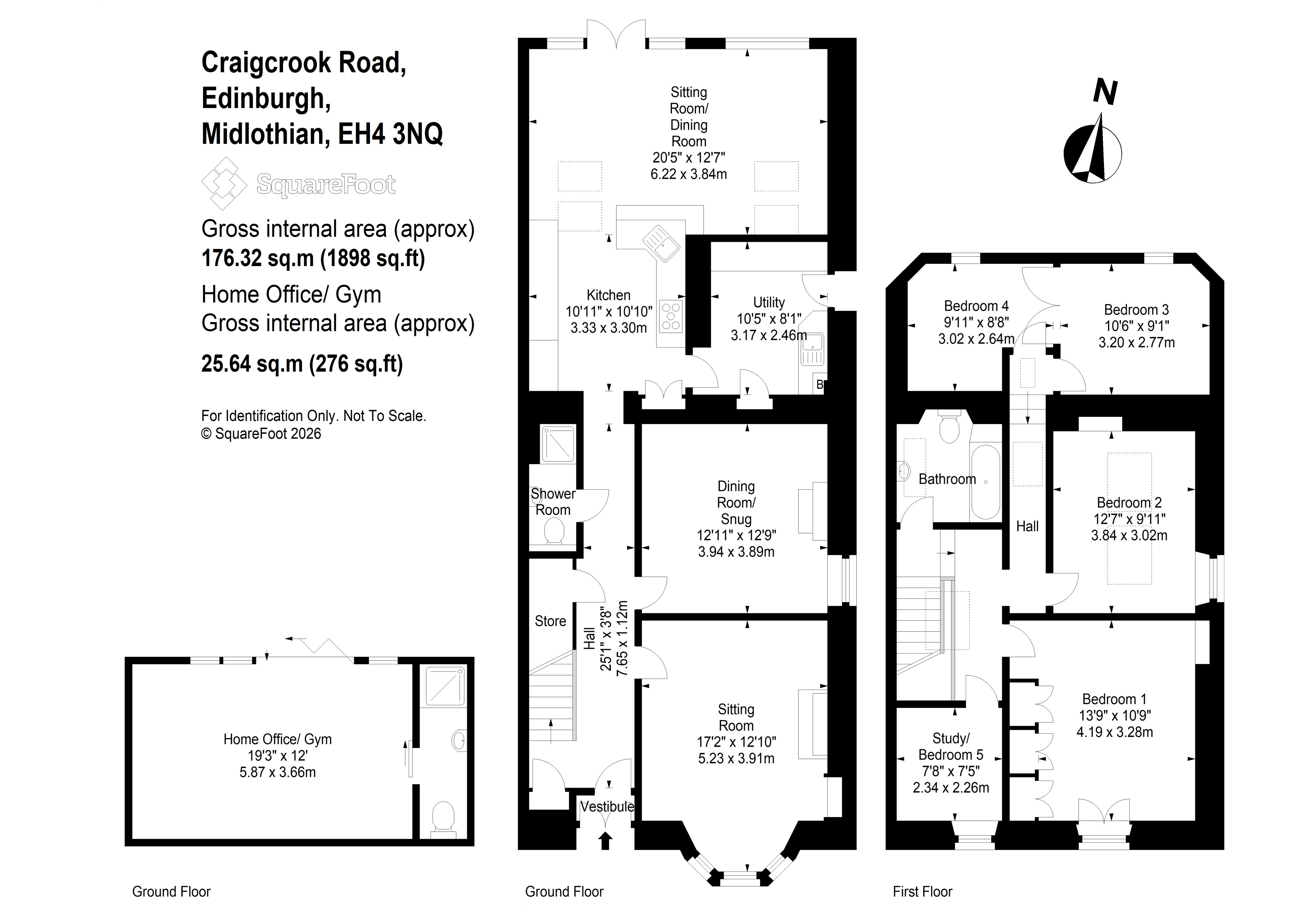 19, Craigcrook Road, Edinburgh floorplan