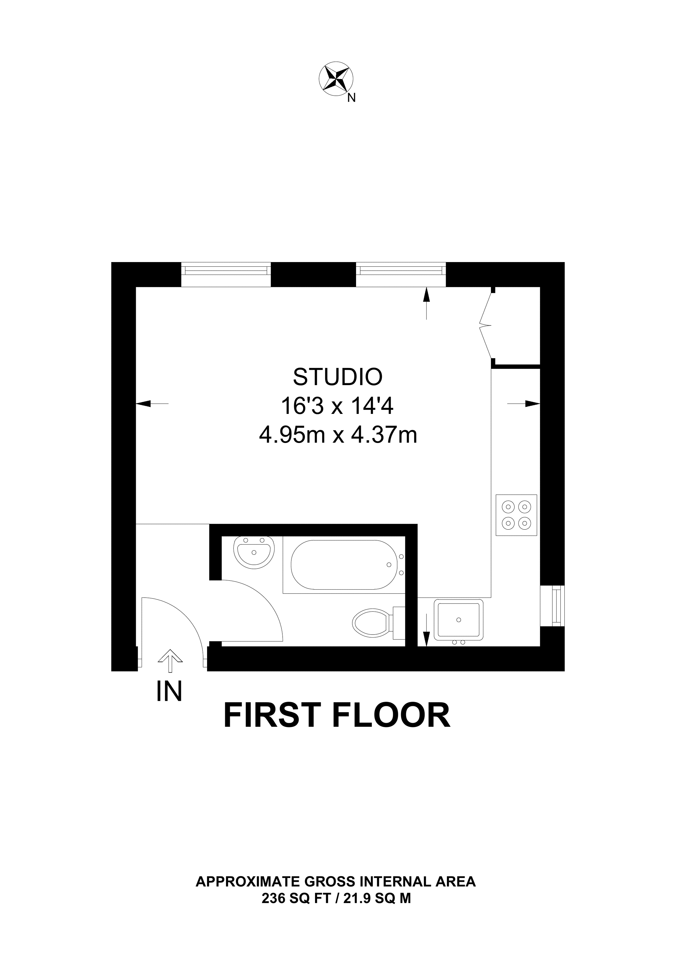 0 Bedrooms Studio to rent in Finchley Road, Hampstead NW3