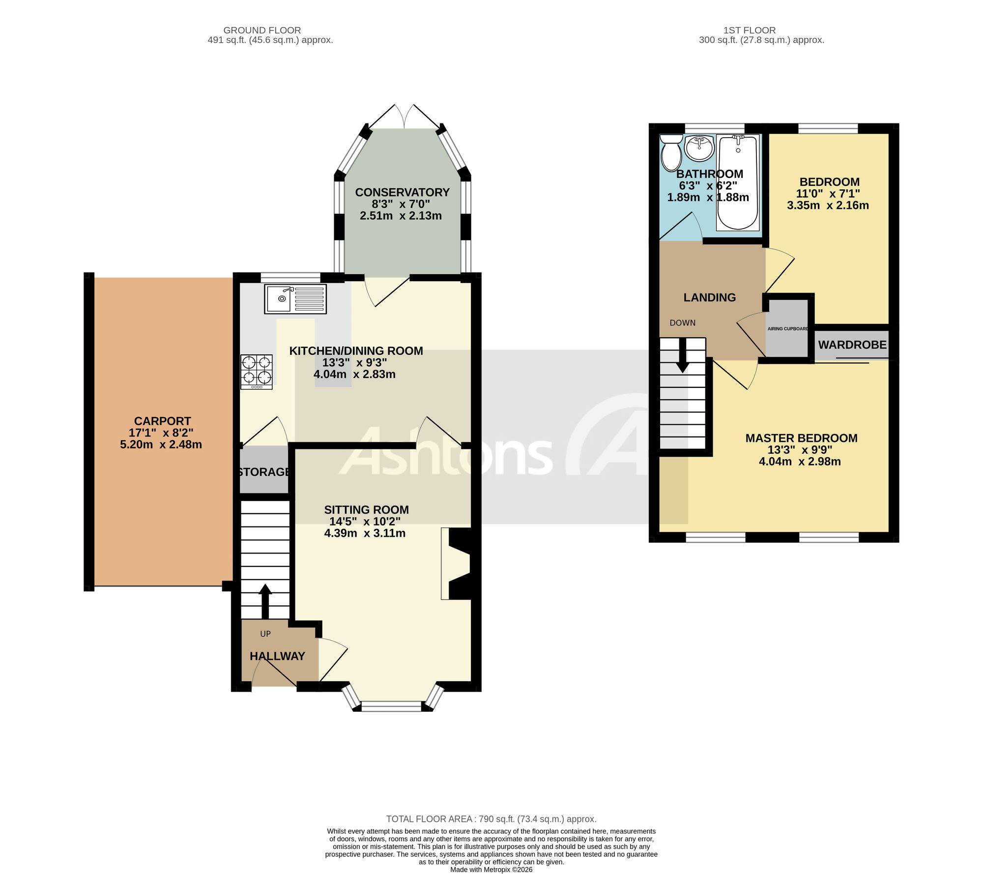 29 Wiltshire Close, Warrington floorplan