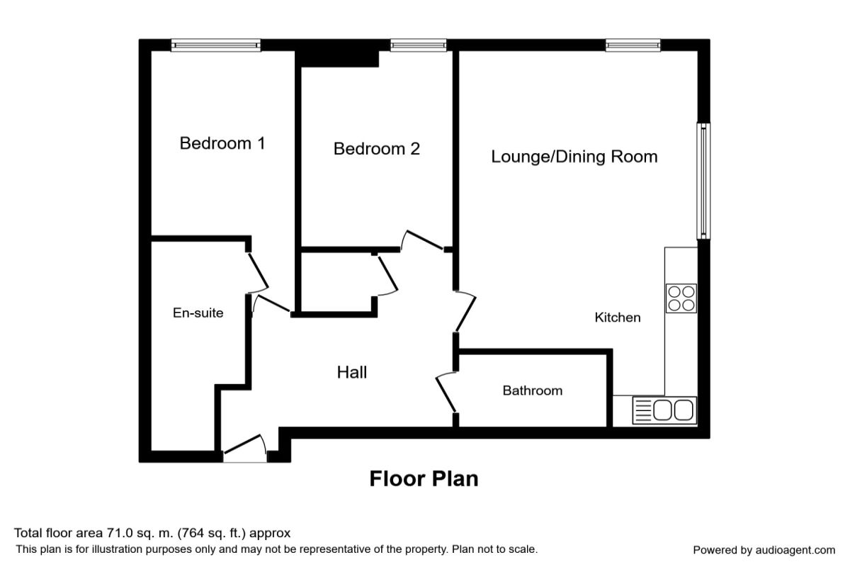 2 Bedrooms Flat to rent in Jutland House, 15 Jutland Street, Manchester M1