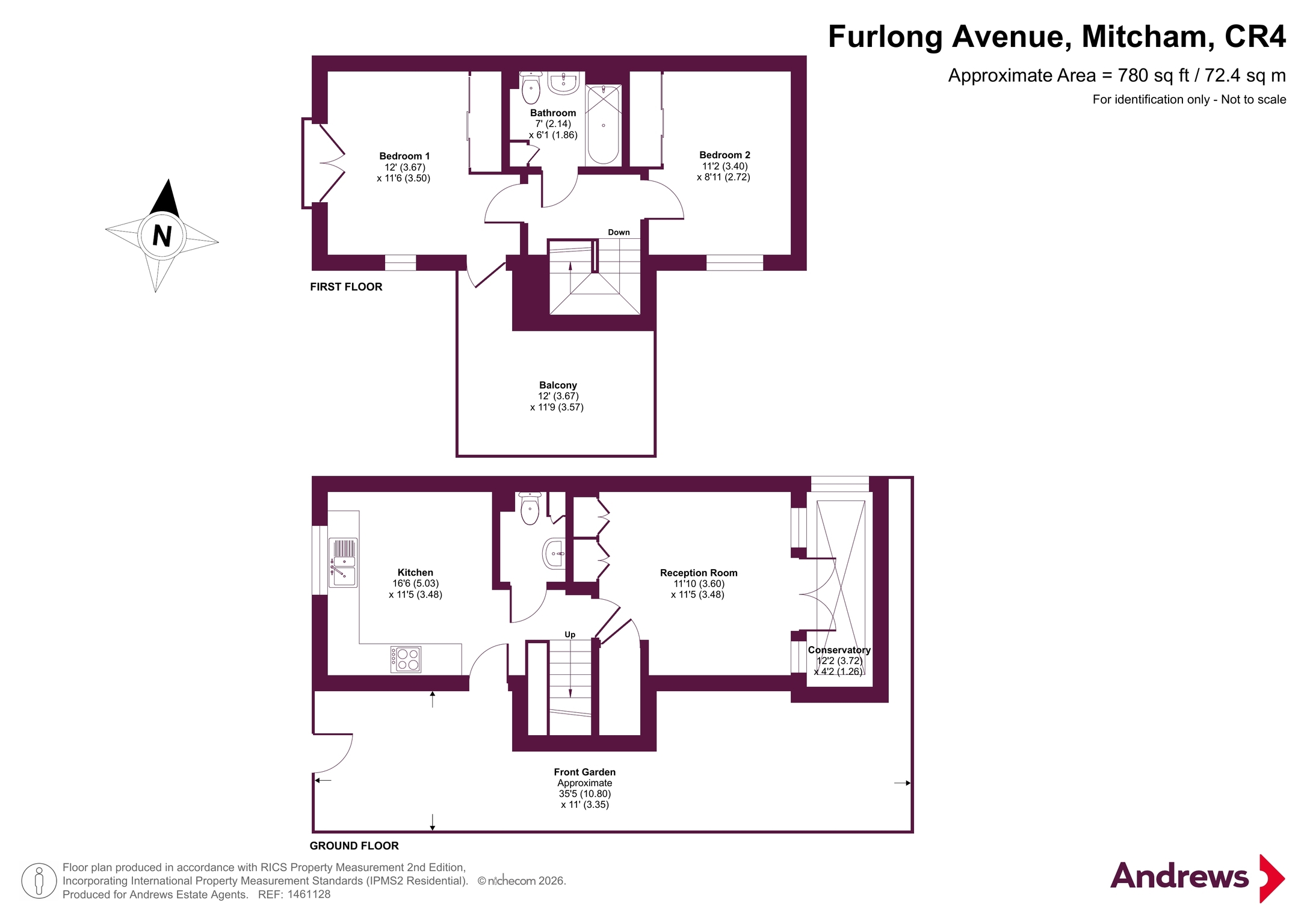 8, Furlong Avenue, Mitcham floorplan