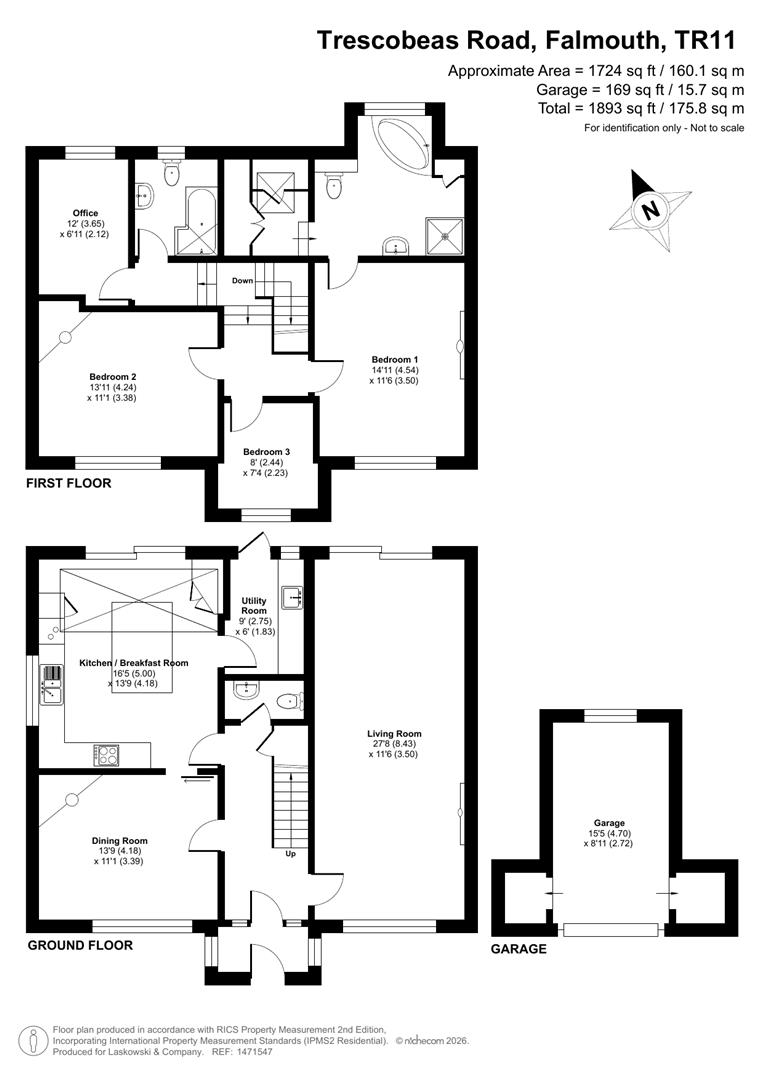 28, Trescobeas Road, Falmouth floorplan