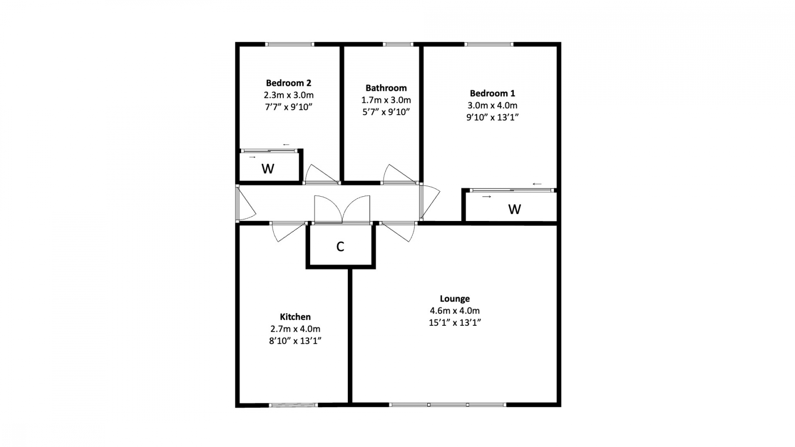 6 Anderson Court, Dean Street, Bellshill floorplan