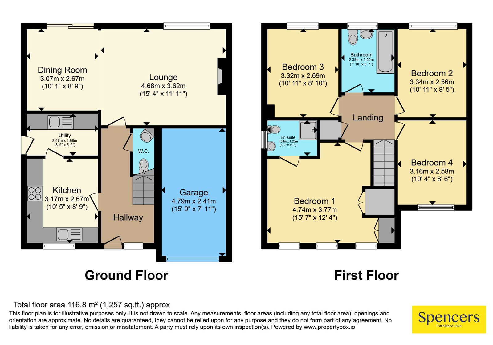 16, Bridgemere Close, Leicestershire floorplan