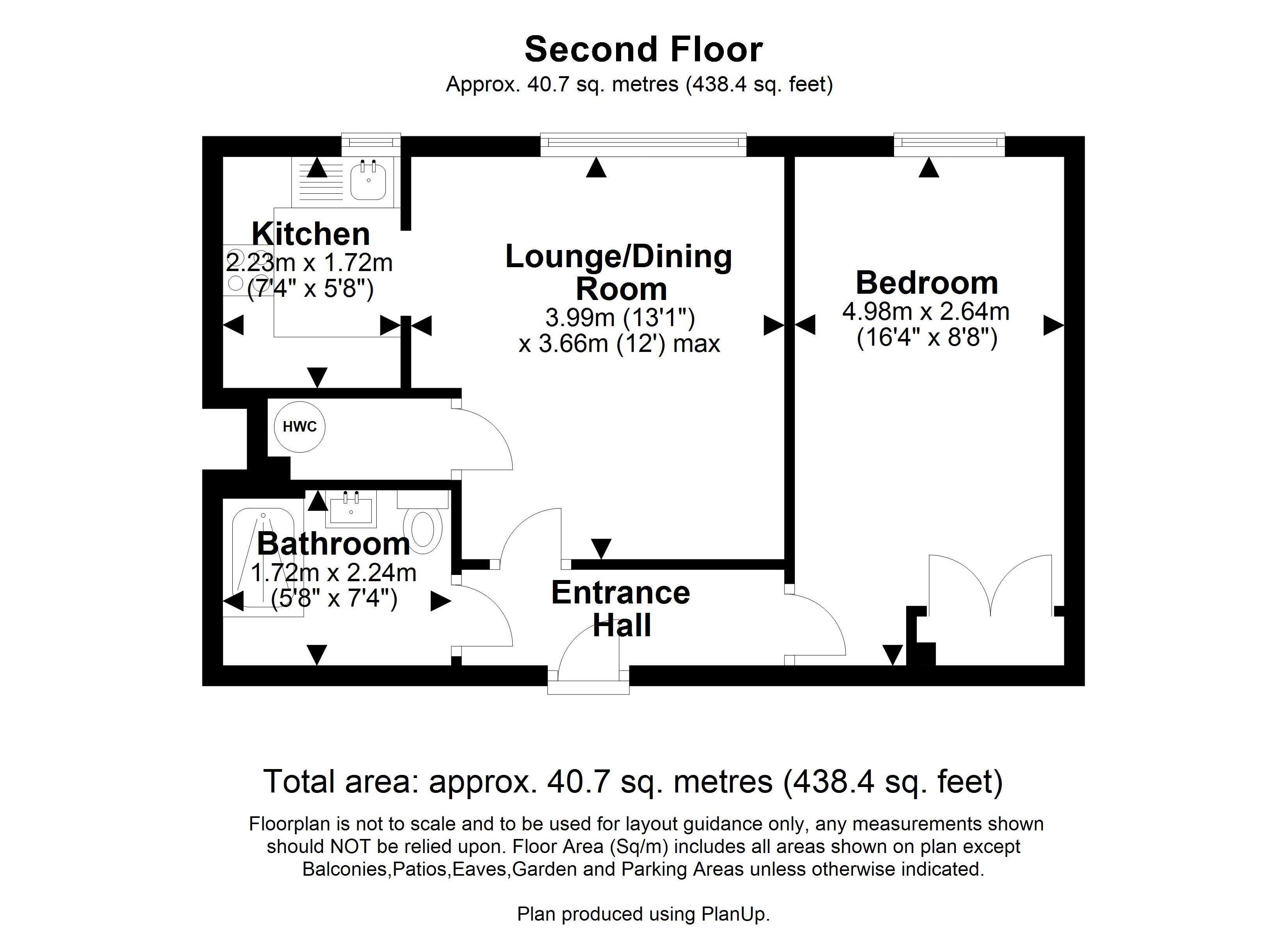 53 Homedell House, Roundwood Lane, Harpenden floorplan
