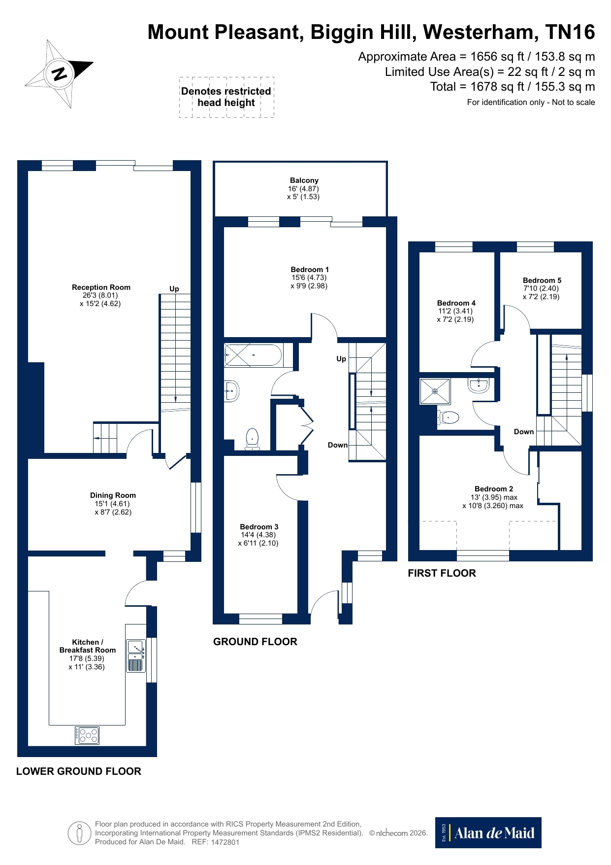 38, Mount Pleasant, Westerham floorplan