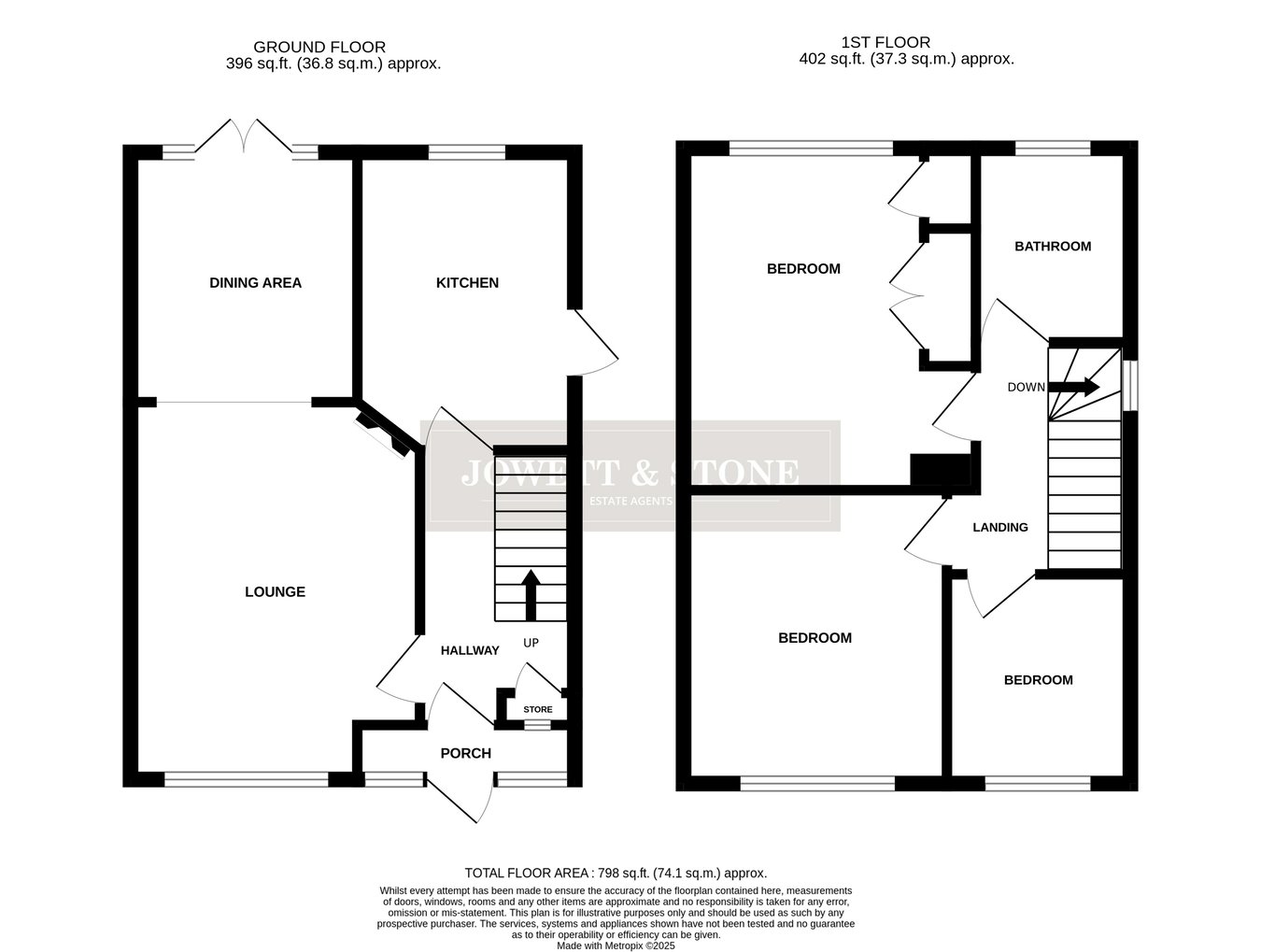 7, Hill View Drive, Leicester floorplan
