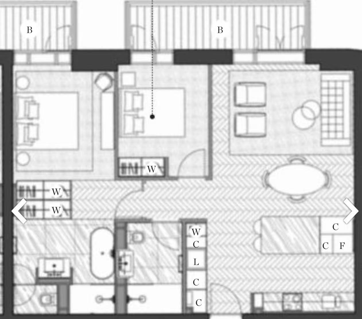 Apartment A44, Ambassador Building, London floorplan