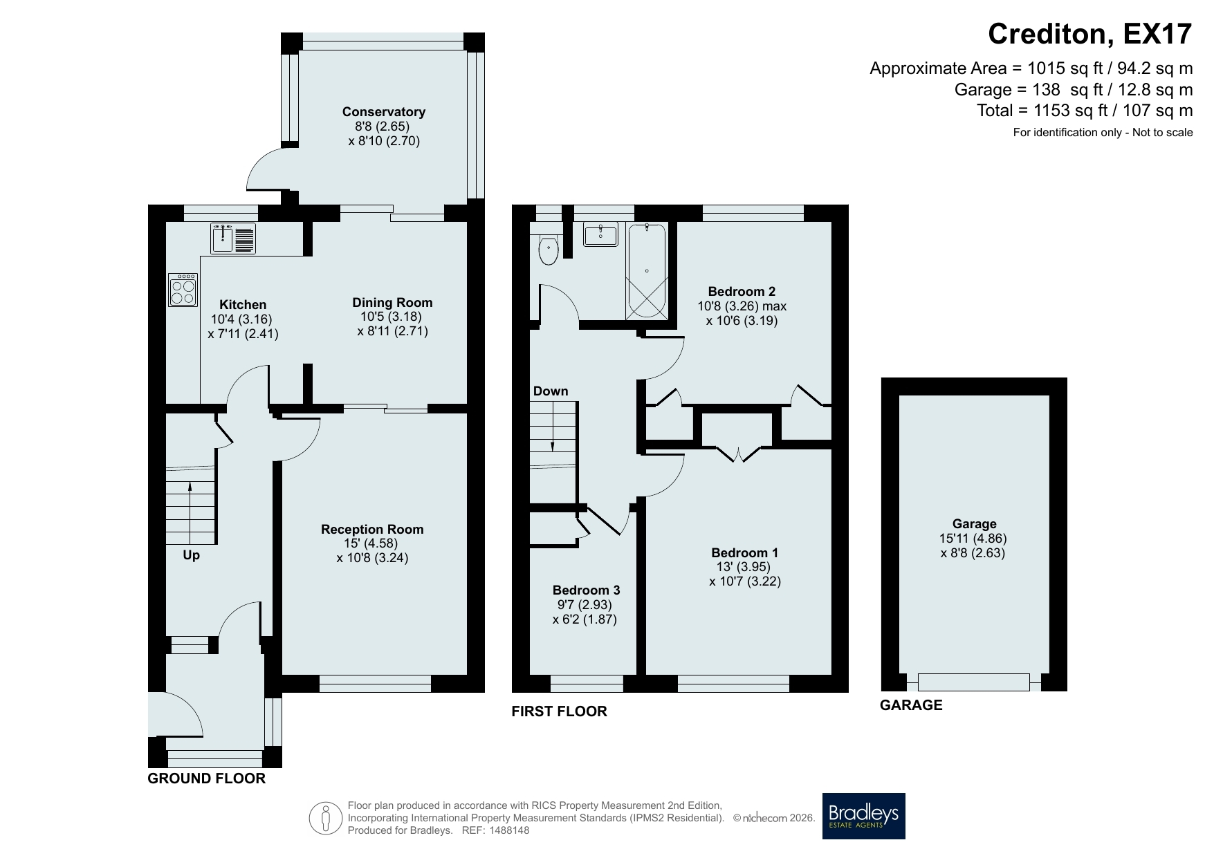 7 Barn Park, Crediton Devon, Devon floorplan
