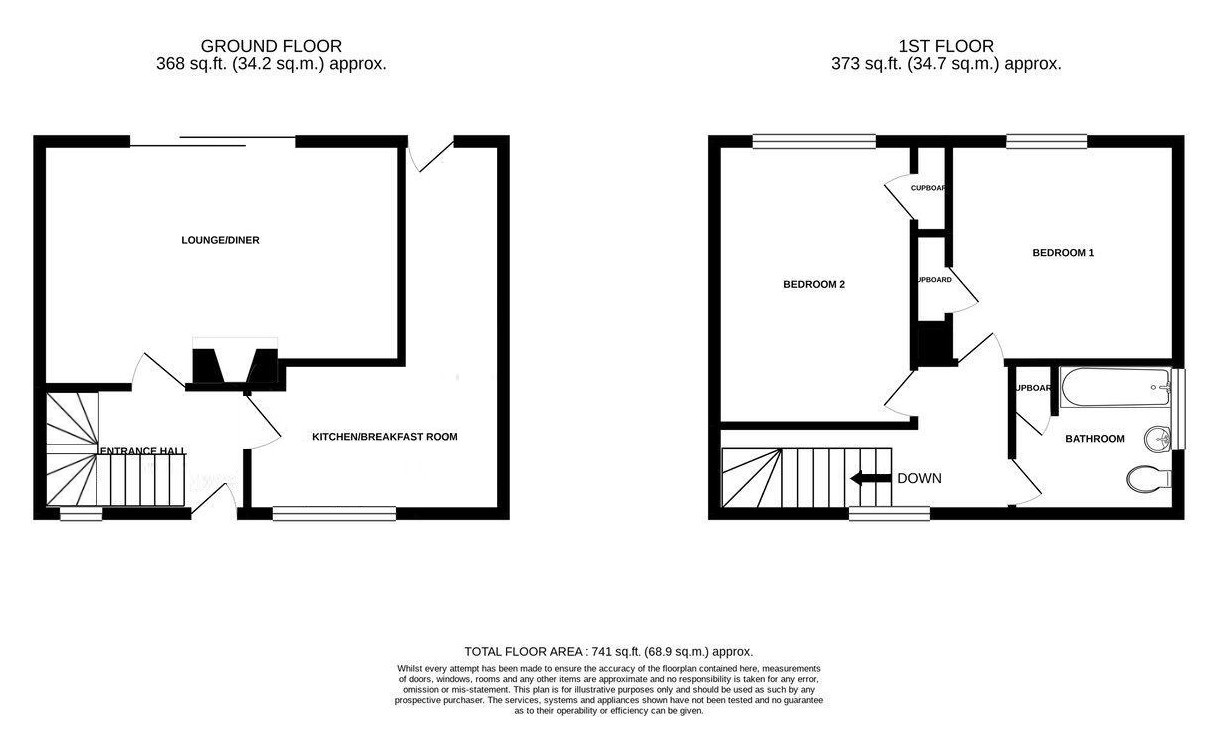 15, Dynes Place, Moggerhanger floorplan