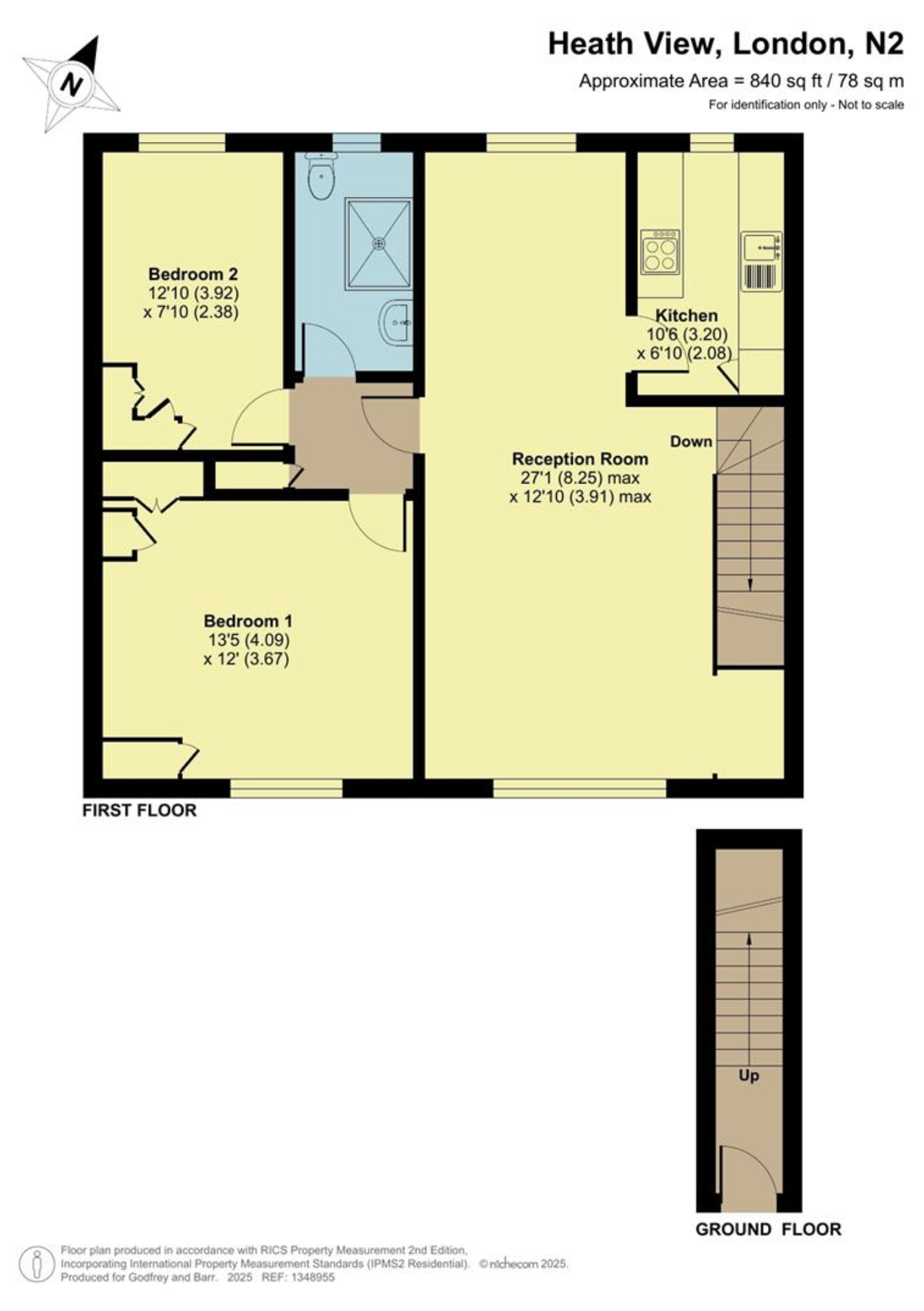 Heath View, Heath View, East Finchley floorplan