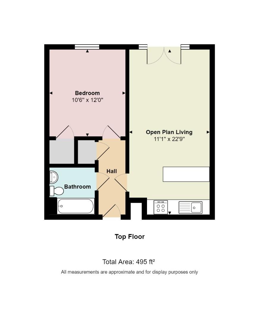 43 Magnon Court, Lake Street, Leighton Buzzard floorplan