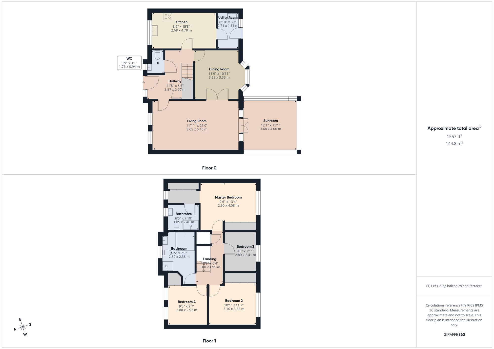23, Cheshire Close, Burntwood, WS7 floorplan