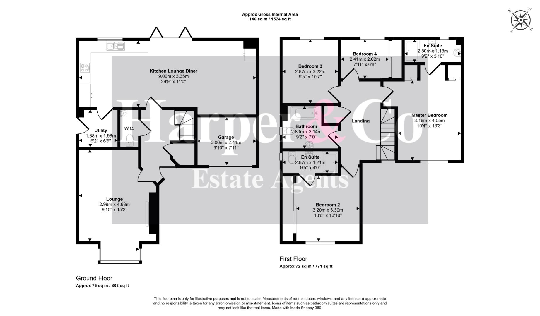 16, Elderberry Close, Newton Aycliffe floorplan