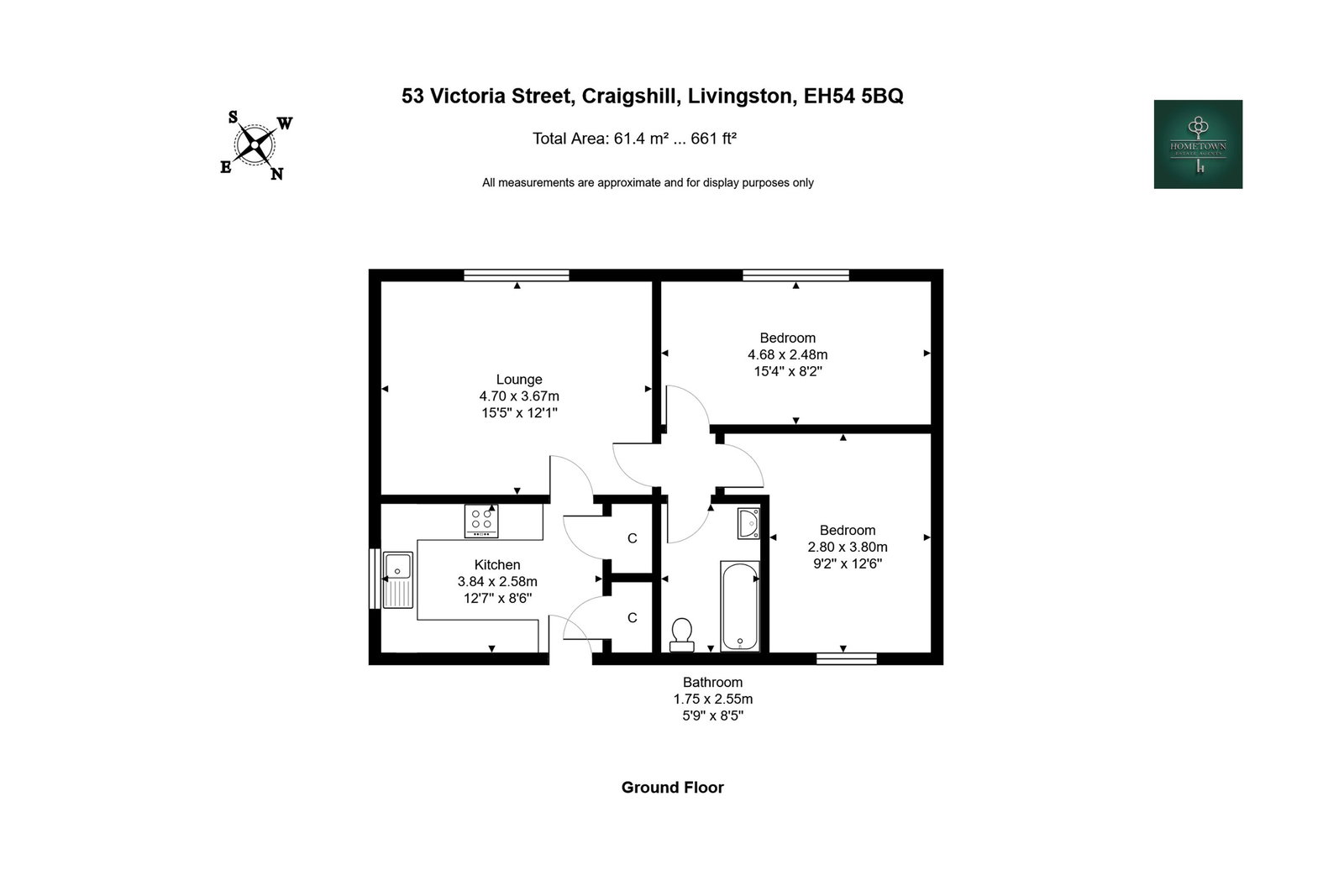 53, Victoria Street, Livingston floorplan