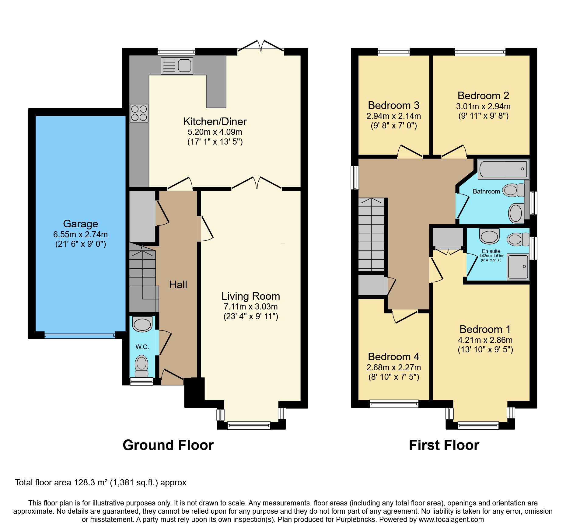 50, Tolkien Way, Telford floorplan