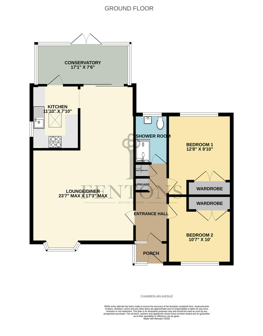 20, Chamberlain Avenue, Walton-on-the-Naze floorplan