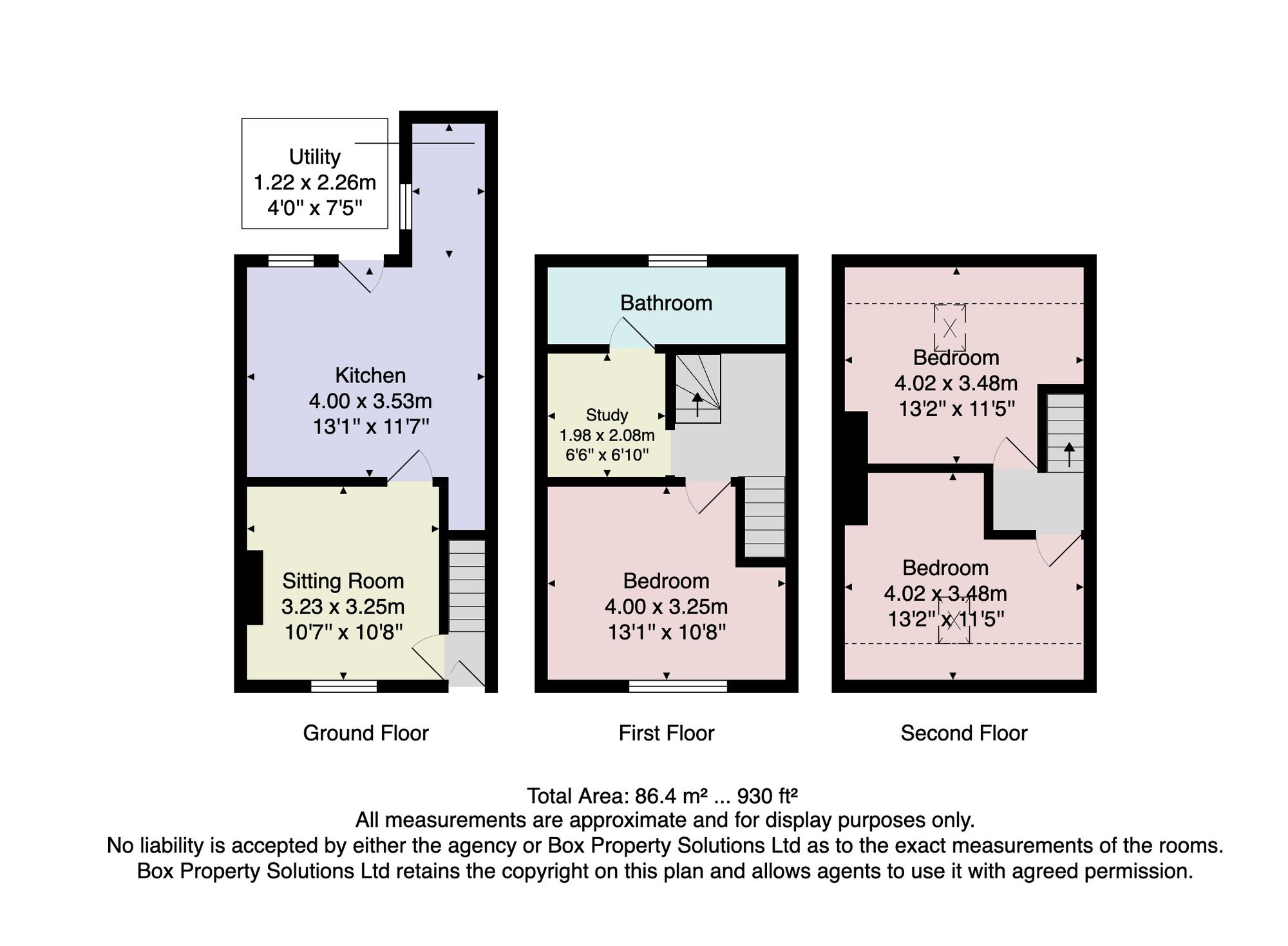 14 Grove Street, Harrogate floorplan