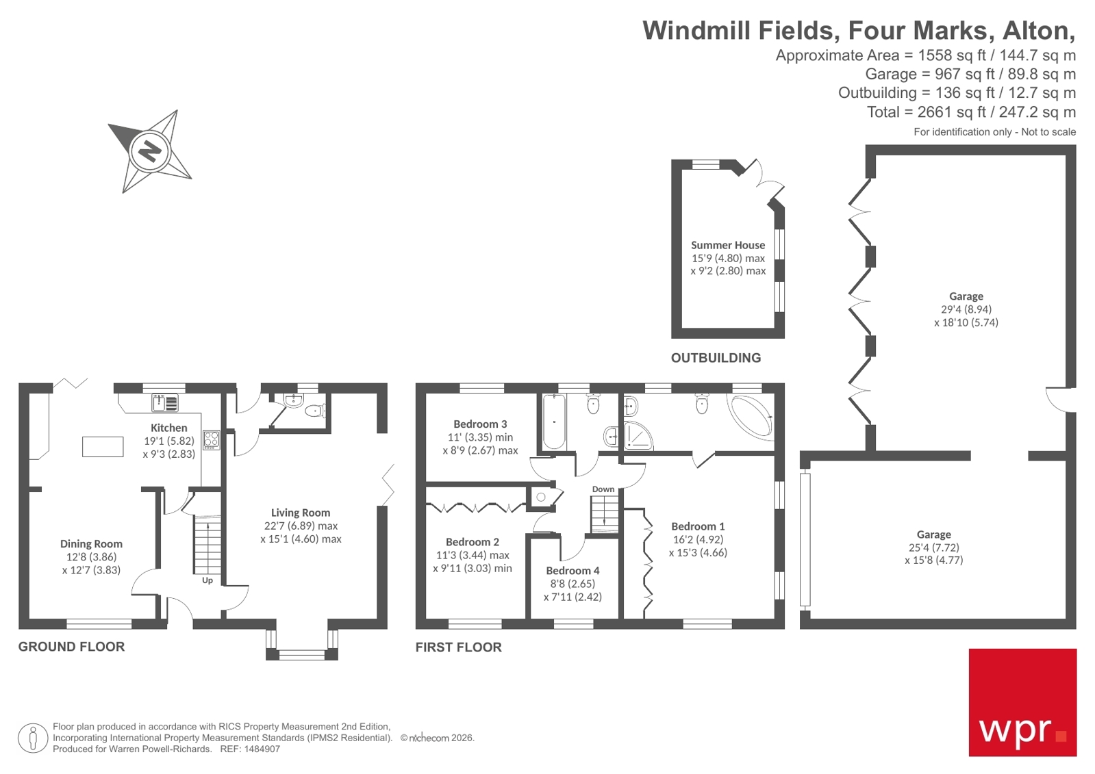 36, Windmill Fields, Alton floorplan