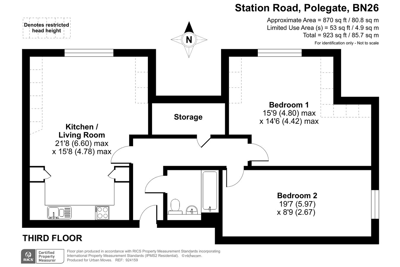 21, Old Station House, Polegate floorplan