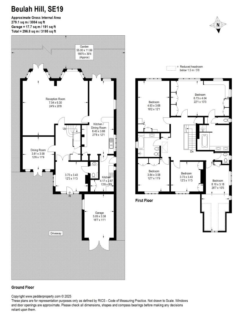 299, Beulah Hill, London floorplan