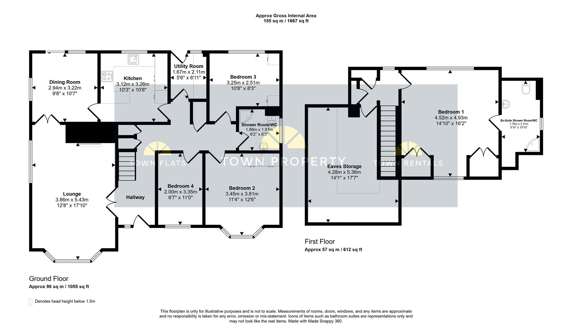11, The Grove, Willingdon floorplan