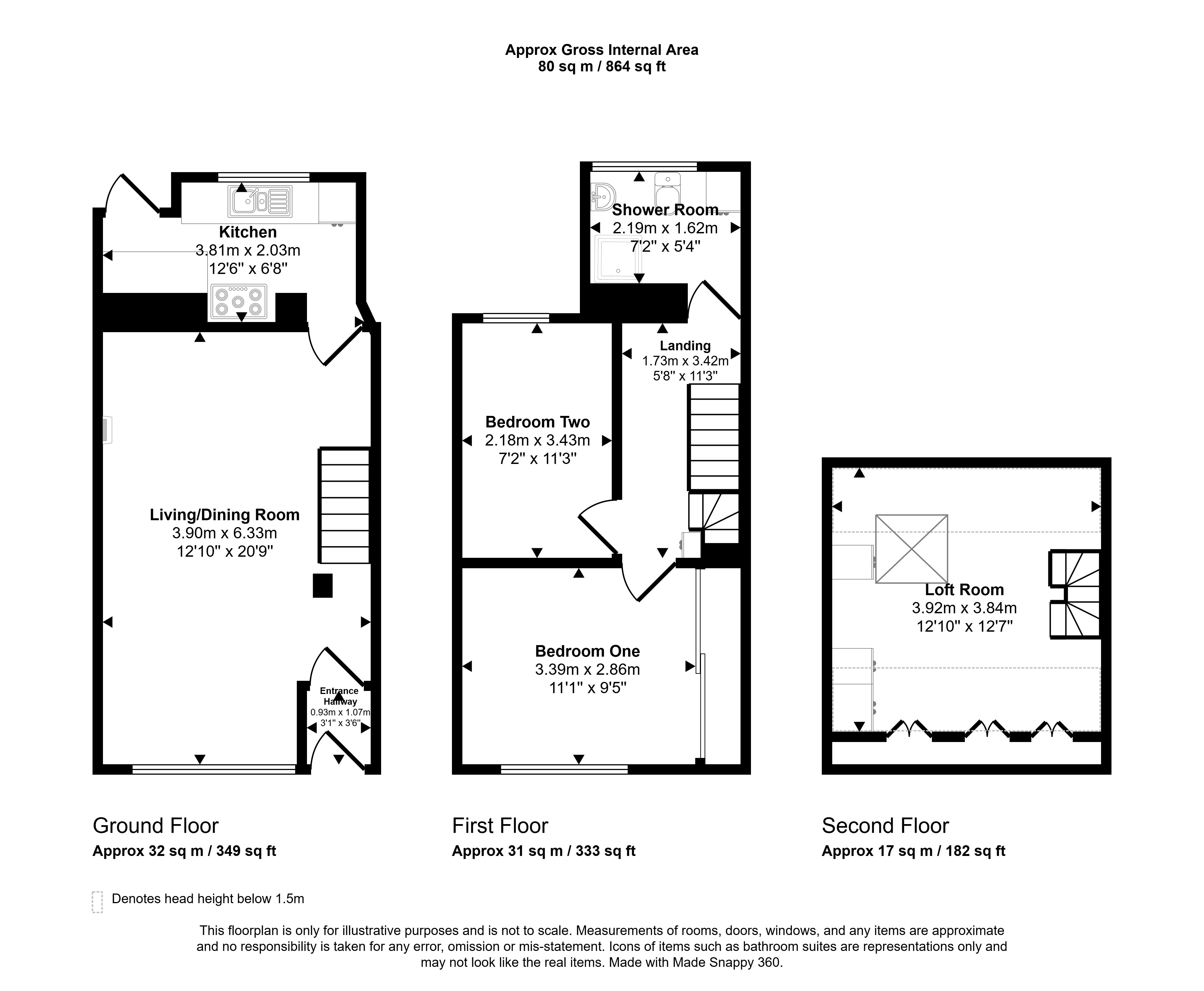 High Street, Trelewis Treharris floorplan