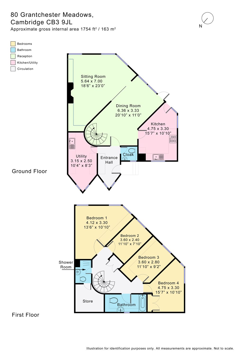 4 Bedrooms Detached house to rent in Grantchester Meadows, Cambridge, Cambridgeshire CB3