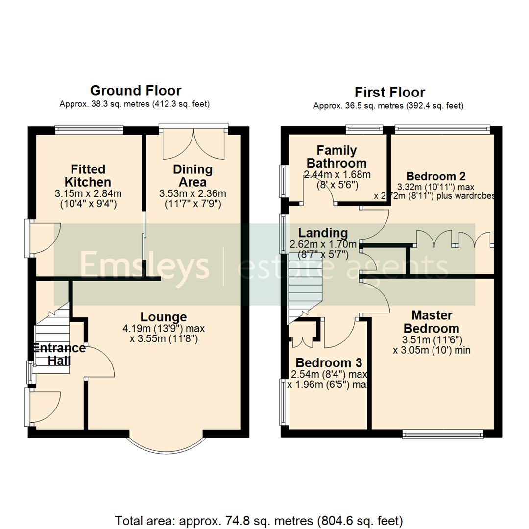 7, Greenfield Avenue, Leeds floorplan