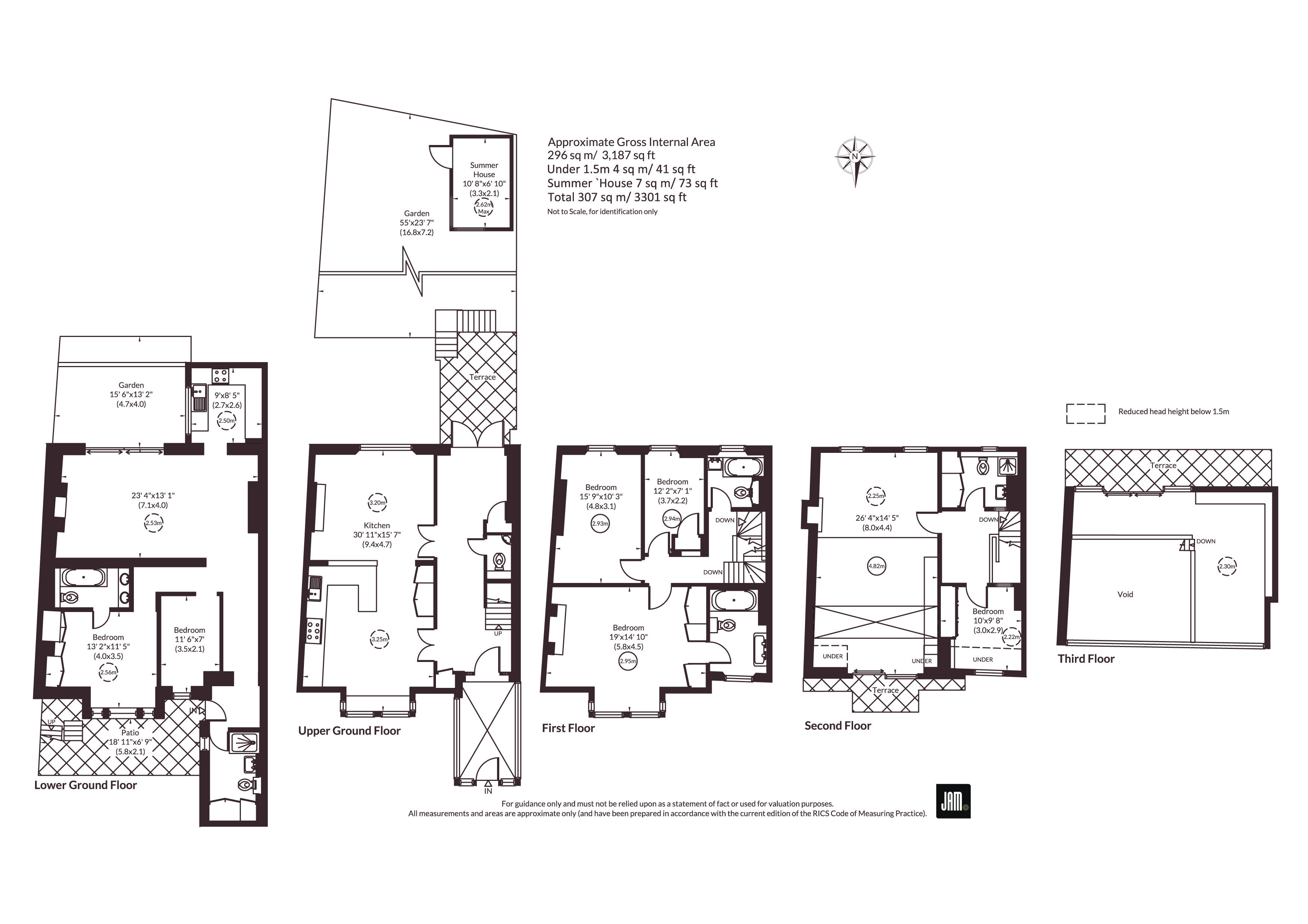 28, Willow Road, London floorplan