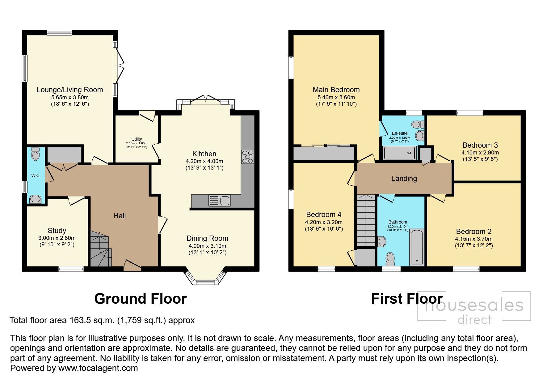 30, Johnson Close, Wigston floorplan
