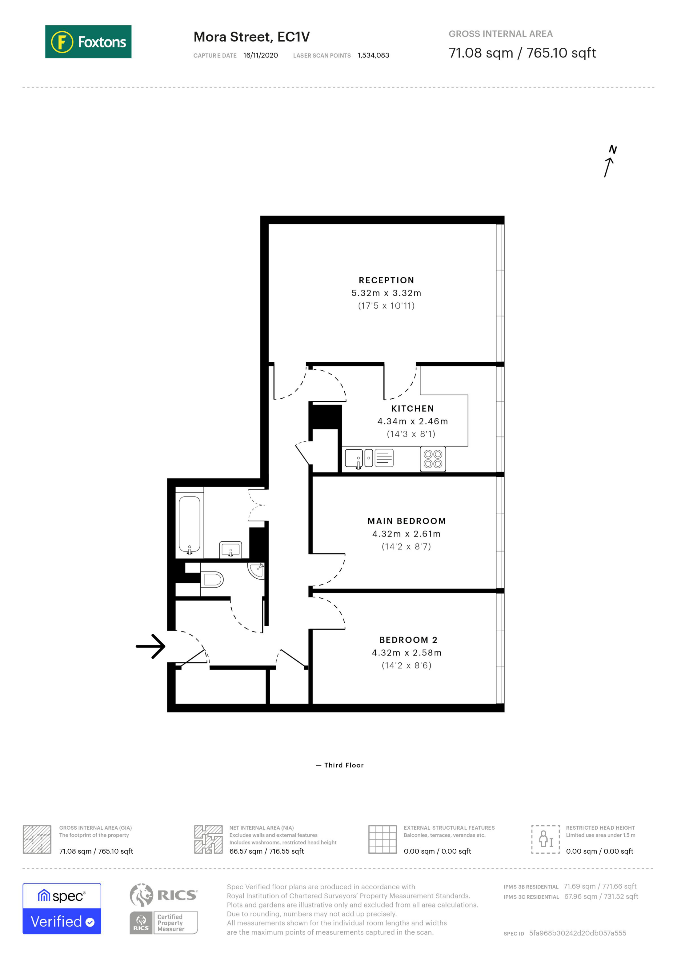 Gambier House, Old Street floorplan