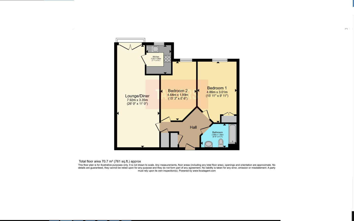 Flat 23, Wilshere Court,, Queen Street, Hertfordshire floorplan