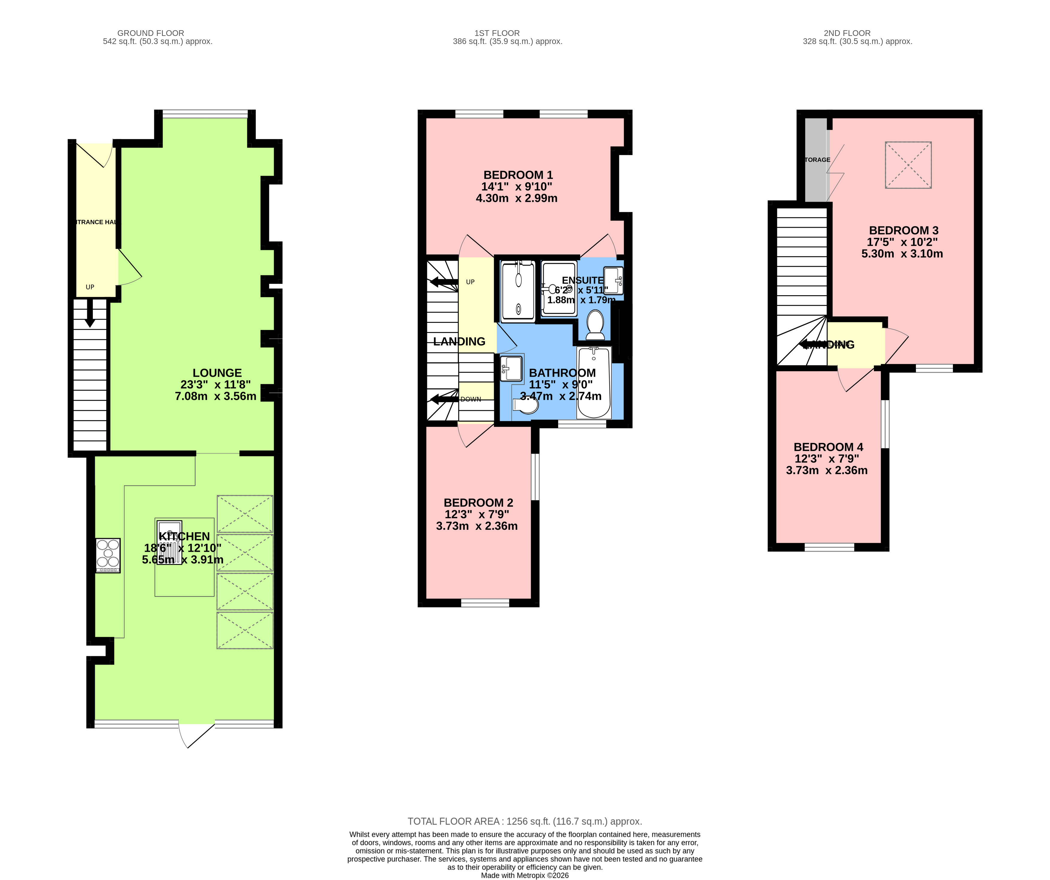 26, Gordon Road, Middlesex floorplan