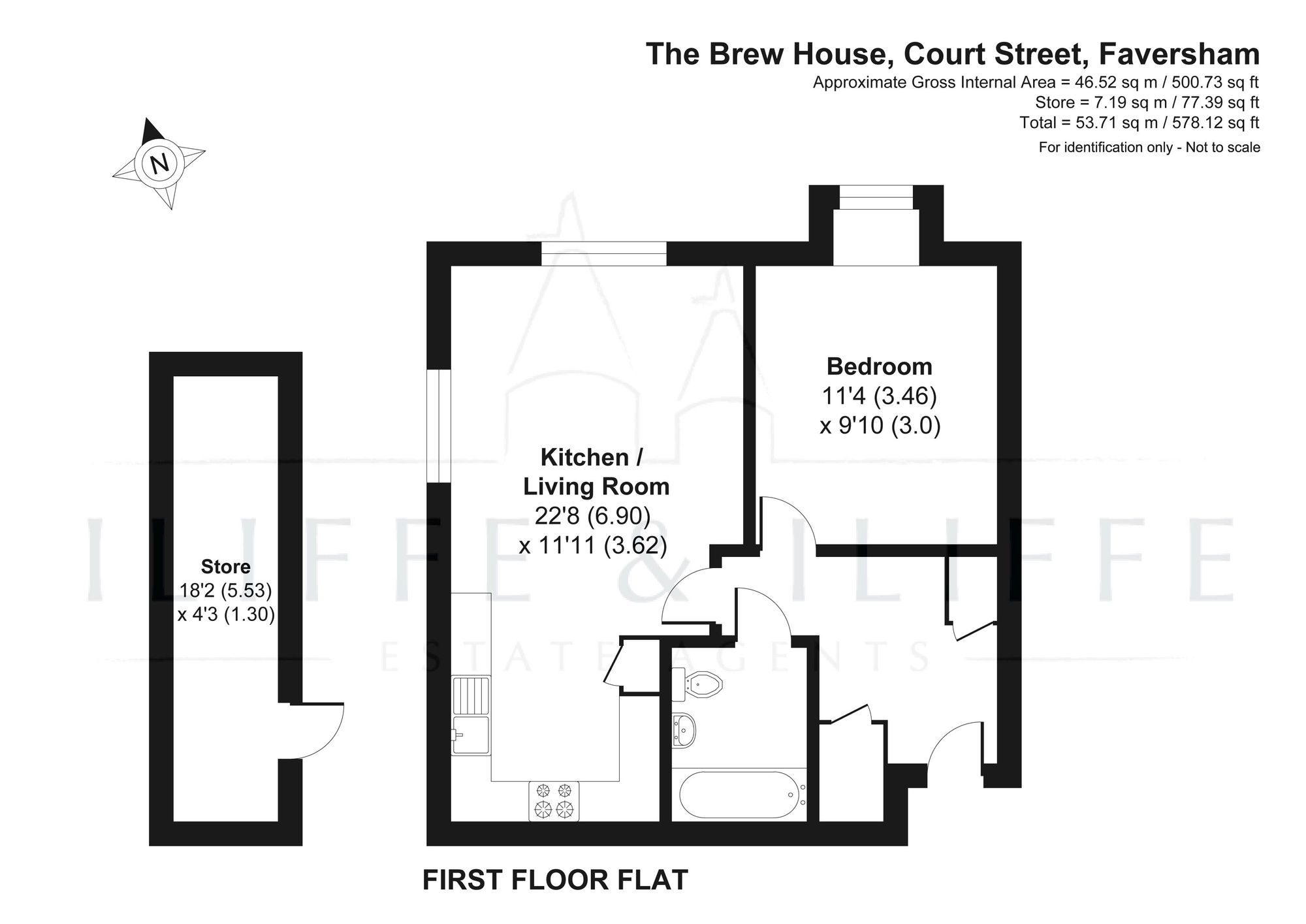 3 The Brewhouse Court Street, Faversham floorplan