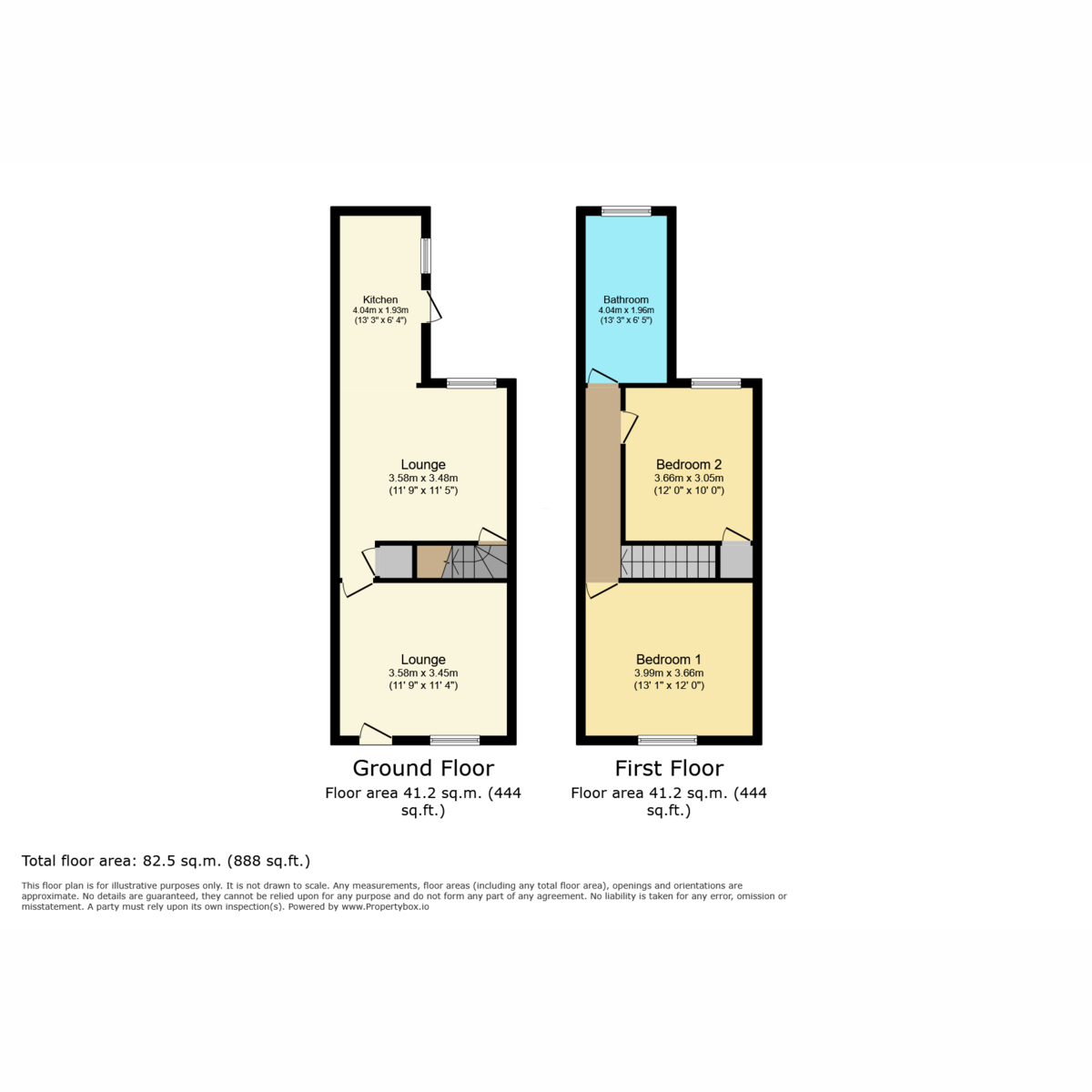 258, Tudor Road, Leicester floorplan