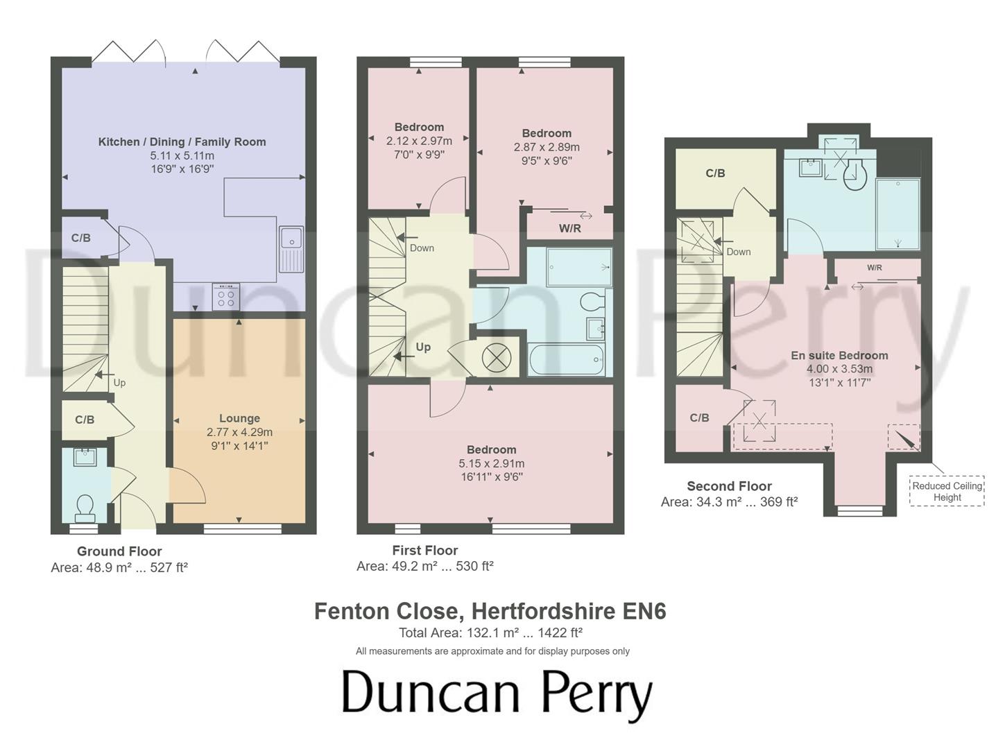 3, Fenton Close, Potters Bar floorplan