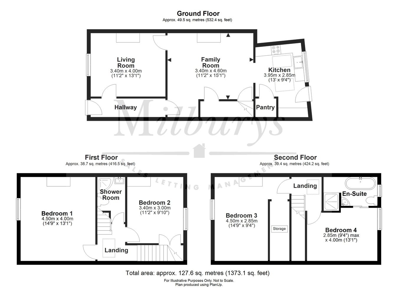 34, Castle Street, Thornbury floorplan