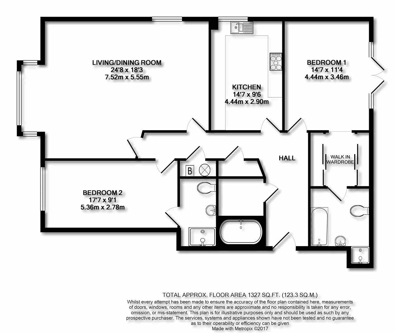 2 Bedrooms Flat to rent in Fairfield Road, Uxbridge UB8