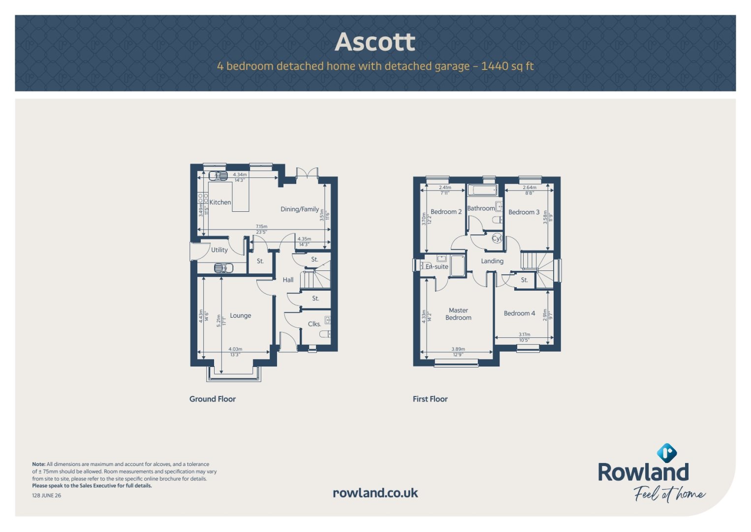 Plot 4 Pavilion View, Stanifield Lane, Preston floorplan