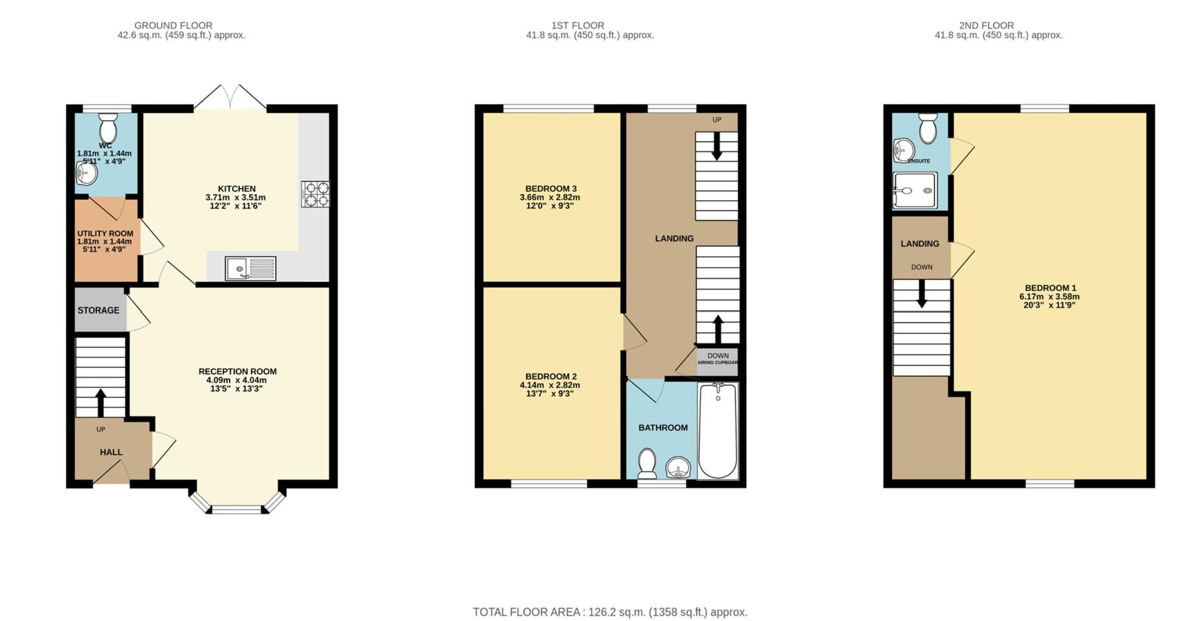 8, Giffin Way, Sawbridgeworth floorplan