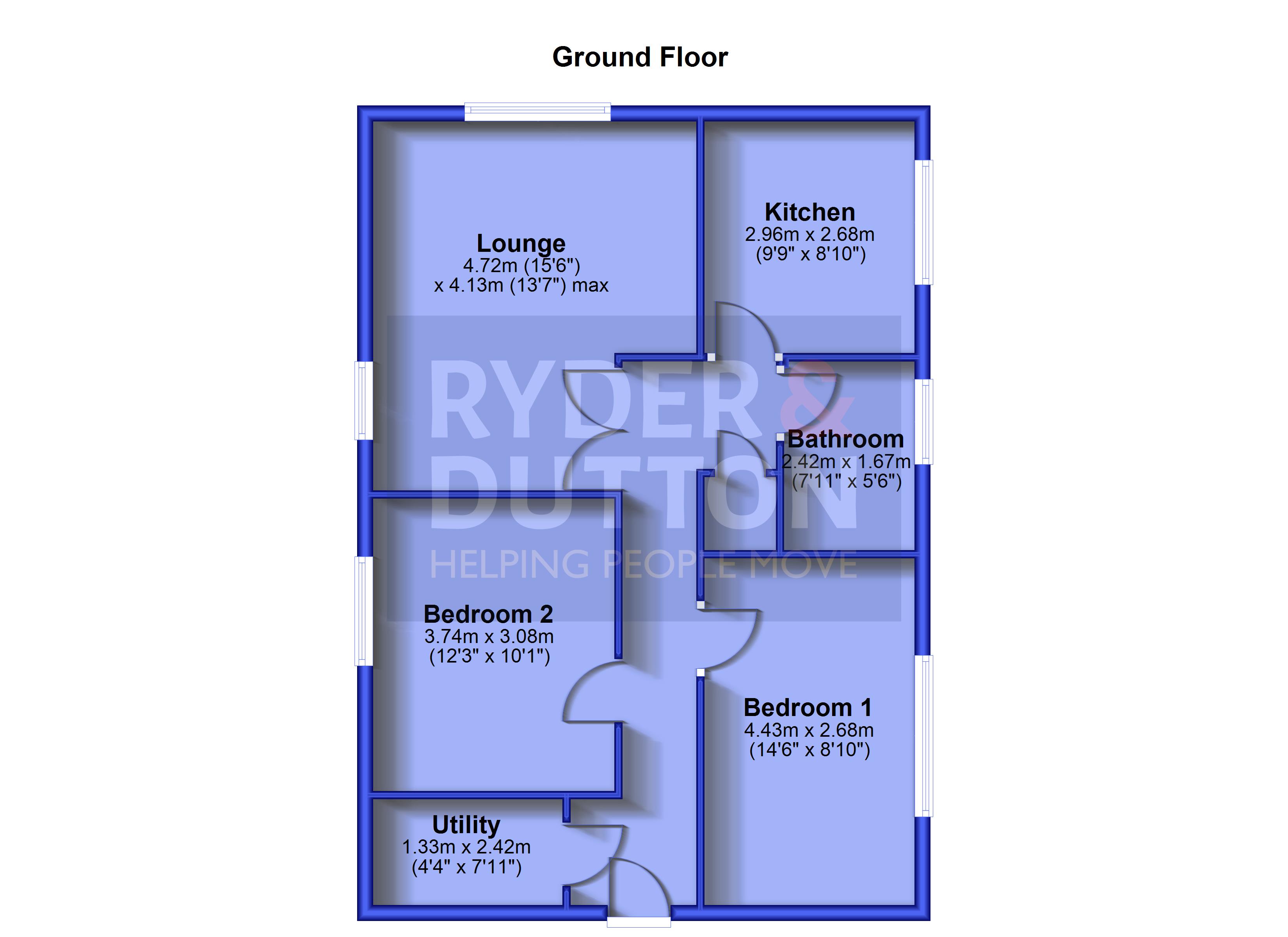 Flat 38, Trajan House,, St. Marys Estate, Greater Manchester floorplan