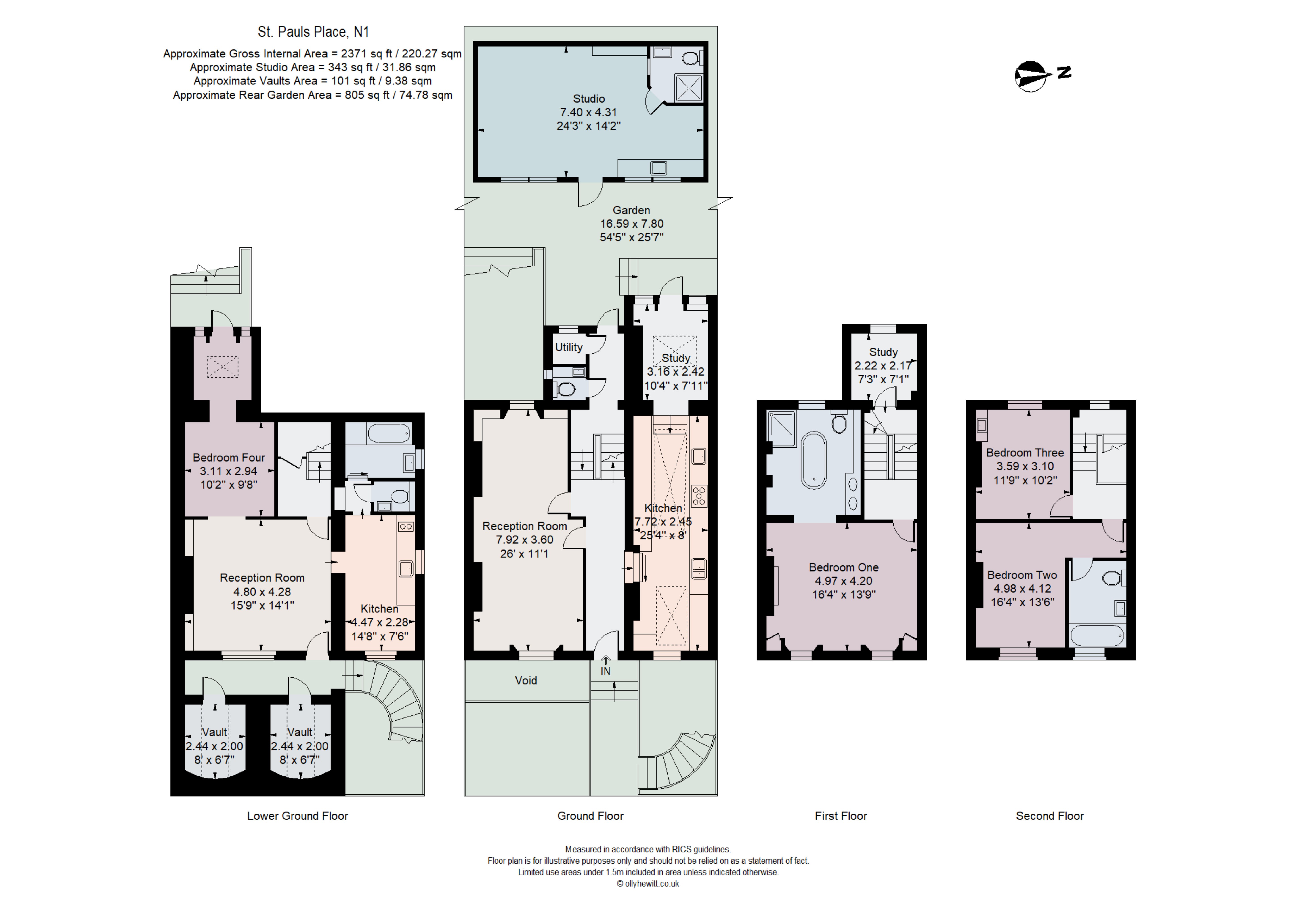 6, St Pauls Place, London floorplan