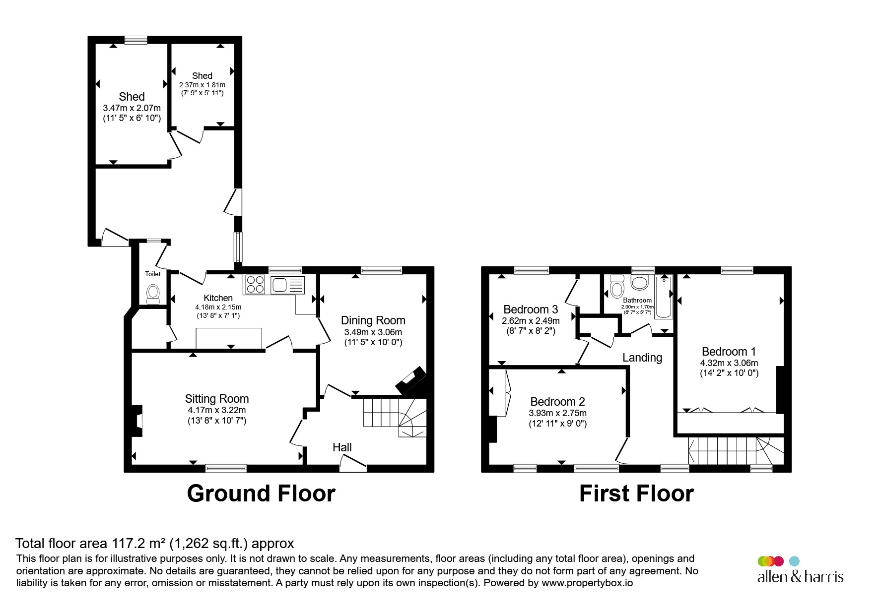 27, Darrell Way, Abingdon floorplan