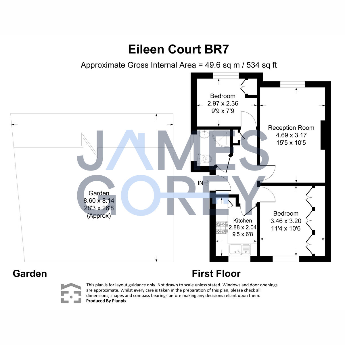 Flat Flat 12, Eileen Court, Hillview Road, Chislehurst floorplan