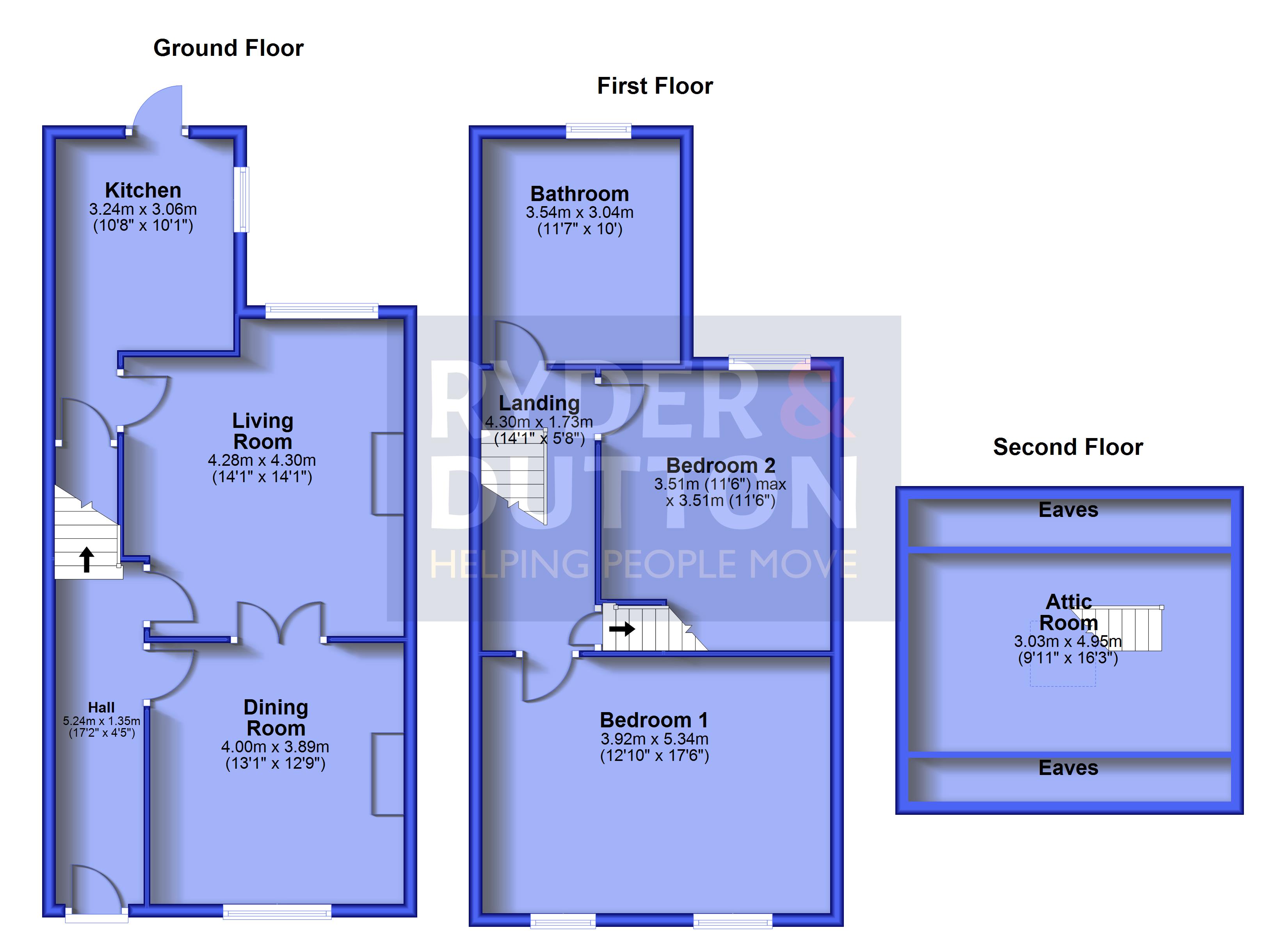 345, Ashton Road East, Manchester floorplan