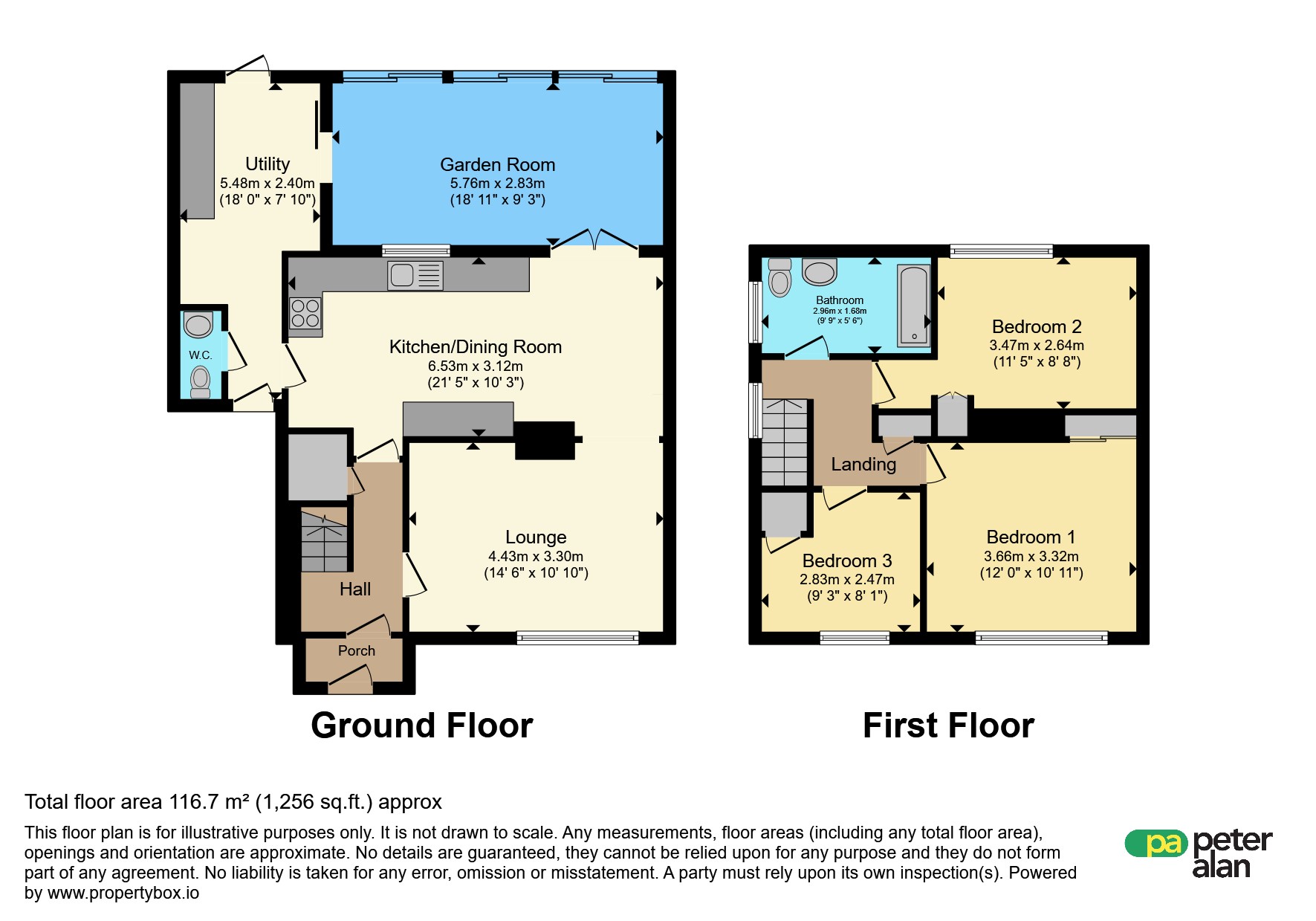 17, Western Drive, Cardiff floorplan
