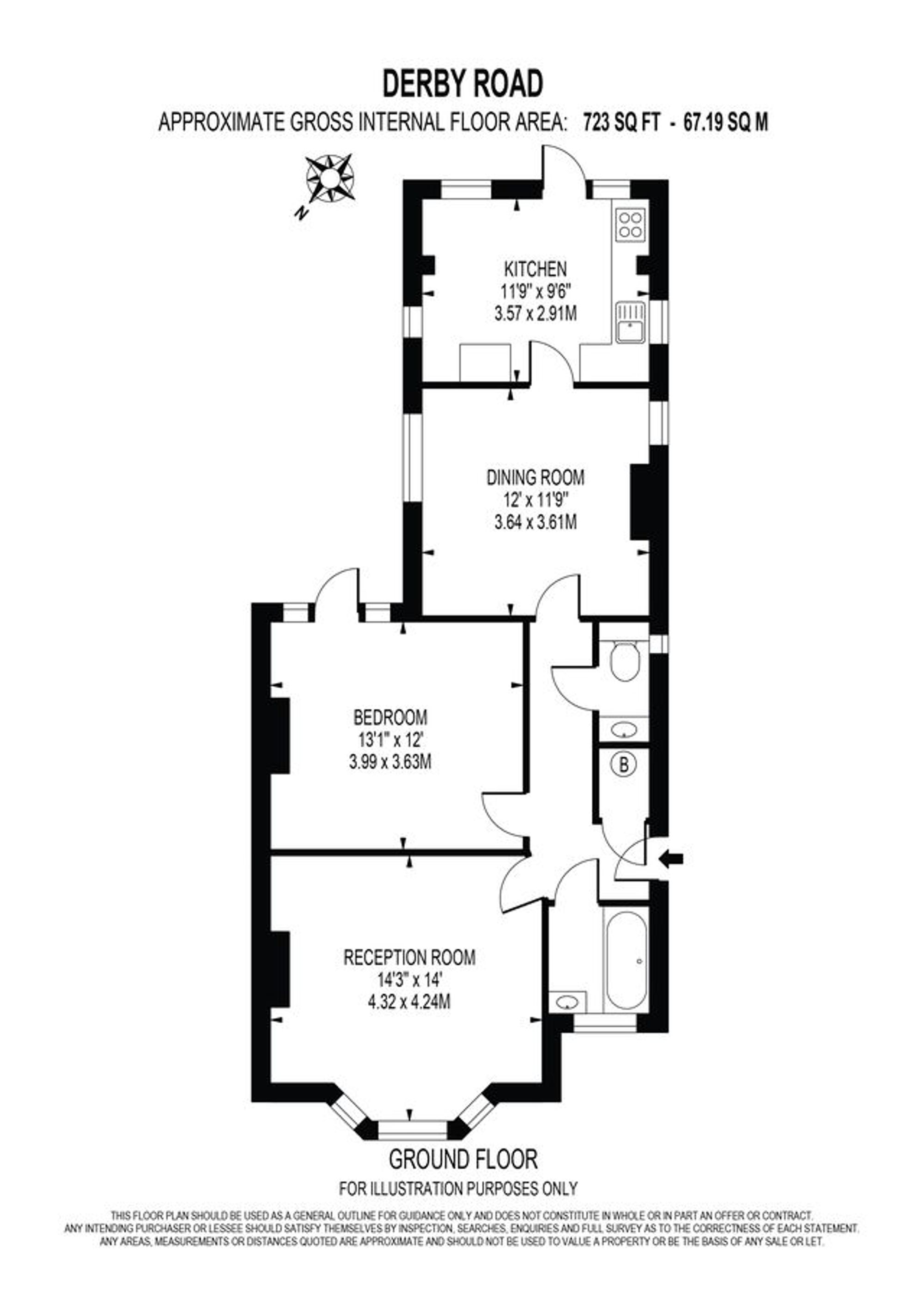 14 Derby Road, Surbiton floorplan